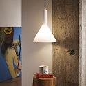 Ideal Lux Pendant luminaire COCKTAIL SP1 BIG, 1 flame, E27, white