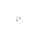 Ideal Lux Table lamp PRATO TL1 SMALL BIANCO, E14, white