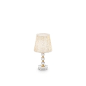 Table lamp QUEEN TL1 MEDIUM, E27, gold