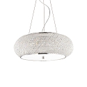 pendant luminaire PASHA SP10 10 flames E14 IP20, chrome