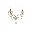 Wall luminaire NEGRESCO AP2, 2 flames, E14, transparent