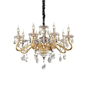 Chandelier NEGRESCO SP8, 8 flames, E14, transparent