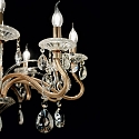 Ideal Lux Chandelier NEGRESCO SP8, 8 flames, E14, transparent
