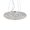 Pendant luminaire KING SP12, 12 flames, G9, 40W, chrome