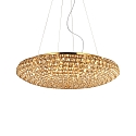 Ideal Lux Pendant luminaire KING SP12, 12 flames, G9, 40W, gold