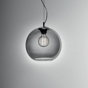Ideal Lux Pendant luminaire NEMO FUME\' SP1 D30, E27, � 30cm, smoked glass