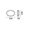 Outdoor luminaire MADDI-1 AP1 Wall luminaire, E27