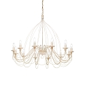 Chandelier CORTE SP12, 12 flames, E14, rust