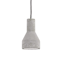 Pendant luminaire OIL-1 SP1, E27, concrete
