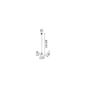 Pendant luminaire OIL-4 SP1, GU10, 50W, concrete