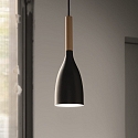 Ideal Lux Pendant luminaire MANHATTAN SP1, E14, black