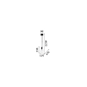 Pendant luminaire EDISON SP1, E27, 60W, white