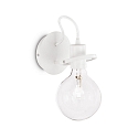 Wall luminaire RADIO AP1, E27, 60W, white