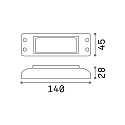 Ideal Lux Power supply for 24 Vdc LED strips, IP20, Standard On-Off, 30W