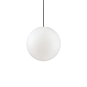 Outdoor pendant luminaire SOLE SMALL, IP44, � 30cm, E27, plastic