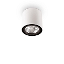 Downlight MOOD ROUND QPAR111, � 15cm, incl. GU10 50W 2700K, pivotable, white / black on the inside