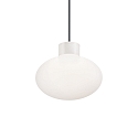 Outdoor pendant luminaire CLIO, IP44, E27, without cover, aluminium, white
