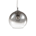 Pendant luminaire NEMO, � 20cm, incl. E27 LED 3.2W 3000K, nuanced chrome