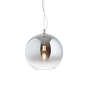Pendant luminaire NEMO, � 30cm, incl. E27 LED 3.2W 3000K, nuanced chrome