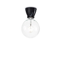 Wall / Ceiling luminaire WINERY, E27 max. 60W, straight, ceramics, black
