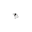 Ideal Lux Wall luminaire NORDIK, E14 + LED spot 1W 3000K, with switch, black / gold on th inside