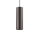 Pendant luminaire LOOK, IP20, � 12cm, incl. GU10 QPAR111 50W 3000K, black