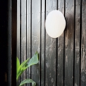 Ideal Lux Outdoor wall / ceiling luminaire BUBBLE, � 15cm / H 9cm, 2x G9, aluminium / plastic