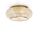 ceiling luminaire PASHA 14 flames E14 IP20, gold