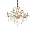 Chandelier NAPOLEON, 12 flames, � 60cm, E14, gold