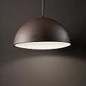 Ideal Lux Pendant luminaire FOLK, 1 flame, � 40cm, E27, rust look / white