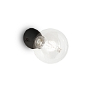 Wall / Ceiling luminaire WINERY, E27 max. 60W, tilted, ceramics, black