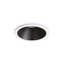 Recessed LED luminaire GAME ROUND, IP20, 11W 3000K 850lm 36�, white / black reflector
