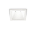 Recessed LED luminaire GAME SQUARE, IP20, 11W 3000K 850lm 36�, white / white reflector