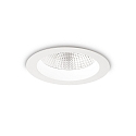 LED recessed spot BASIC ACCENT, IP44, � 14.4cm, 15W 3000K 1550lm 52�, matt white