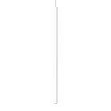LED pendant luminaire ULTRATHIN SQUARE, lenght 100cm / 3 x 3cm, 11.5W 3000K 1000lm, matt white
