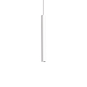 LED pendant luminaire ULTRATHIN SQUARE, lenght 40cm / 3 x 3cm, 11.5W 3000K 1000lm, matt white