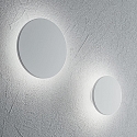 Ideal Lux LED wall luminaire COVER ROUND, � 20cm, 11W 3000K 1100lm, indirect, white / opal