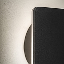 Ideal Lux LED wall luminaire COVER SQUARE, 20 x 20cm, 9W 3000K 1100lm, indirect, black / opal