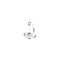 Ideal Lux Pendant luminaire AUDI-80, 5 flames, � 40cm, incl. 5x G9 28W 2700K, smoked glass / chrome / glass balls
