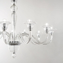 Ideal Lux Chandelier BRIGITTA, 12 flames, � 120cm, E14, transparent glass