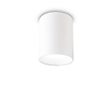 LED ceiling luminaire NITRO ROUND, 10W 3000K 900lm, white / black on the inside