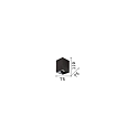 Ideal Lux LED ceiling luminaire NITRO SQUARE, 15W 3000K 1350lm, black