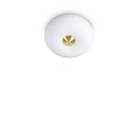 Ceiling luminaire ARIZONA , 2 flames, � 30cm, incl. 2x GX53 3000K, satined brass / white