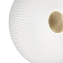 Ideal Lux Ceiling luminaire ARIZONA , 2 flames, � 30cm, incl. 2x GX53 3000K, satined brass / white