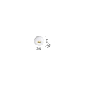 Ideal Lux Ceiling luminaire ARIZONA , 2 flames, � 30cm, incl. 2x GX53 3000K, satined brass / white
