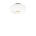 Ceiling luminaire ARIZONA , 3 flames, � 40cm, incl. 3x GX53 3000K, satined brass / white