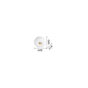 Ideal Lux Ceiling luminaire ARIZONA , 3 flames, � 40cm, incl. 3x GX53 3000K, satined brass / white