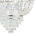 Ideal Lux Pendant luminaire DUBAI, 10 flames, � 52cm, E14, metal / refined chrystal, chrome