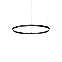 LED pendant luminaire ORACLE SLIM, � 50cm, 29W 3000K 1600lm, black