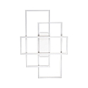 Ideal Lux LED wall / ceiling luminaire FRAME-1, 41 x 62.5cm, 31W 3000K 2200lm, matt white